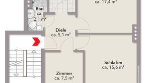 Bremen - Mitte / Vermietete 2,5-Zimmer-Wohnung in zentraler Lage